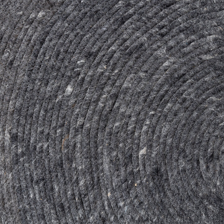 Wollteppich Rund - Wise Anthrazit 614 - 6