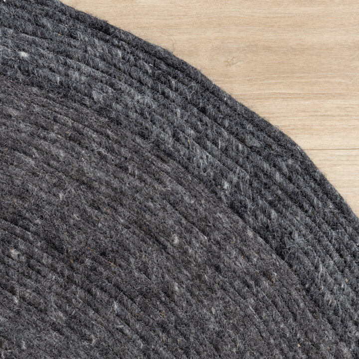 Wollteppich Rund - Wise Anthrazit 614 - 4