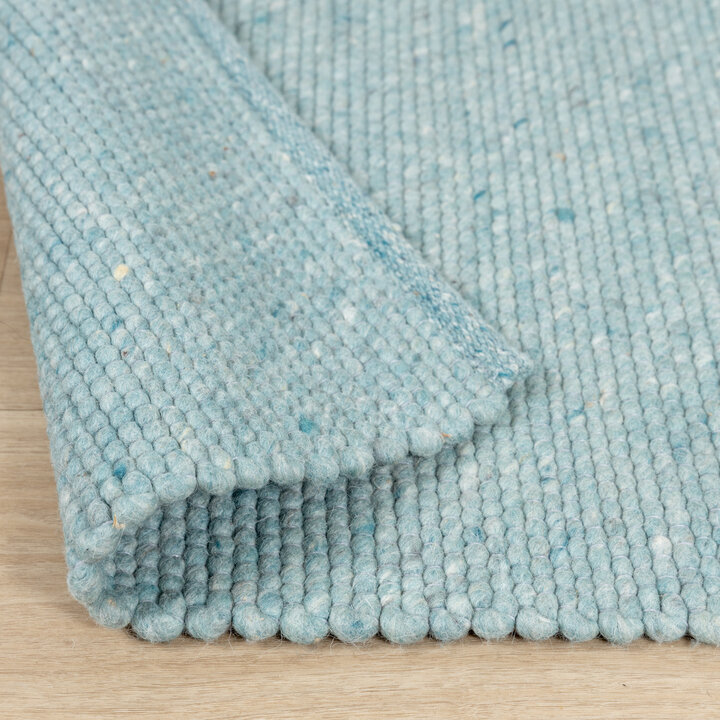 Wollteppich - Wise Blau 364 - 5