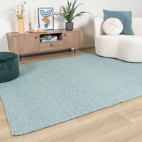 Wollteppich - Wise Blau 364 