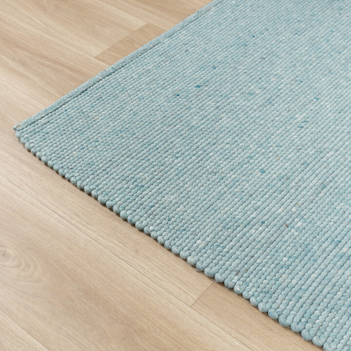 Wollteppich - Wise Blau 364 - 4