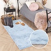 Hochflor Läufer - Comfy Hellblau