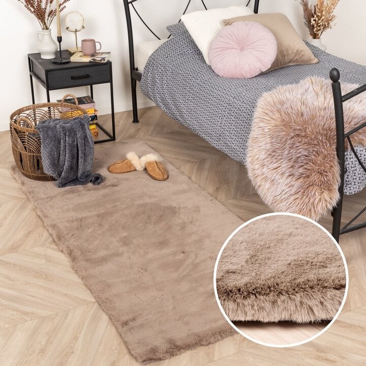 Hochflor Läufer - Comfy Supreme Taupe - 6