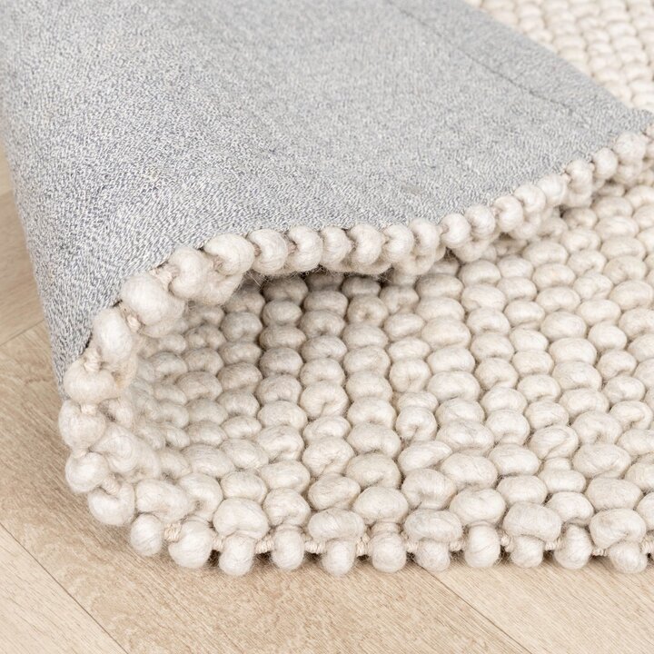 Wollteppich - Luminous Creme Weiß - 7