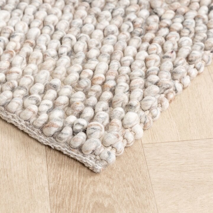 Wollteppich - Luminous Creme Meliert - 6