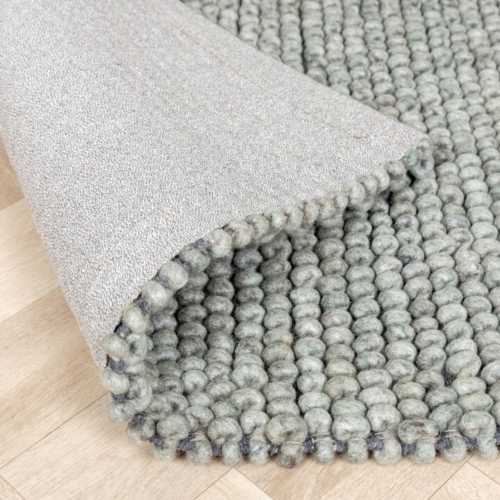 Wollteppich - Luminous Grün Grau - 6