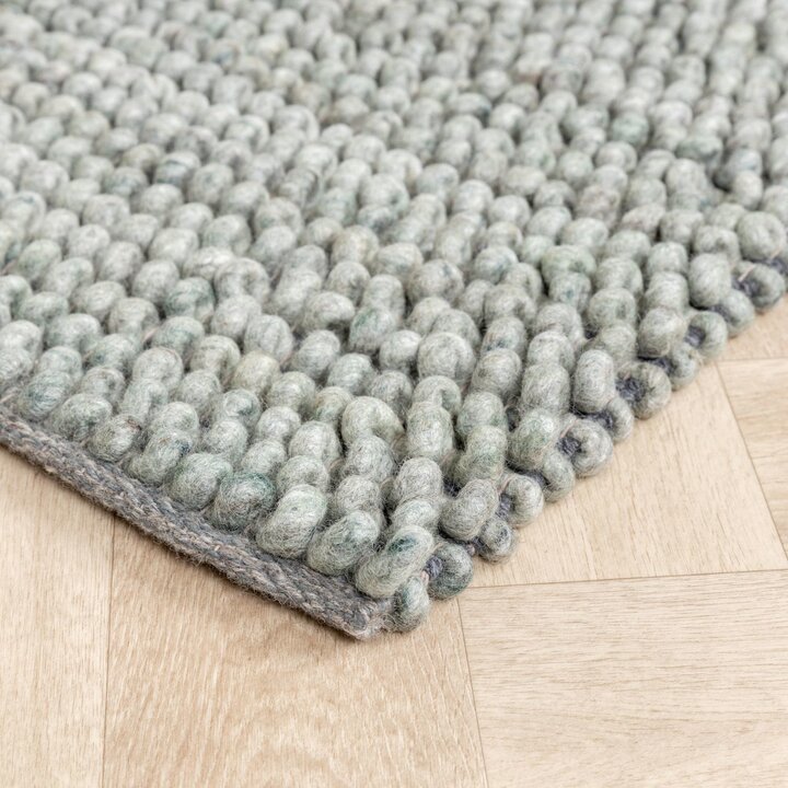 Wollteppich - Luminous Grün Grau - 5