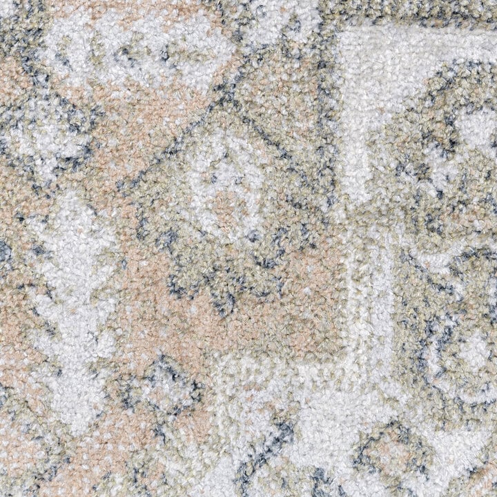 Waschbarer Teppich - Nova Aztec Olivgrün - 7