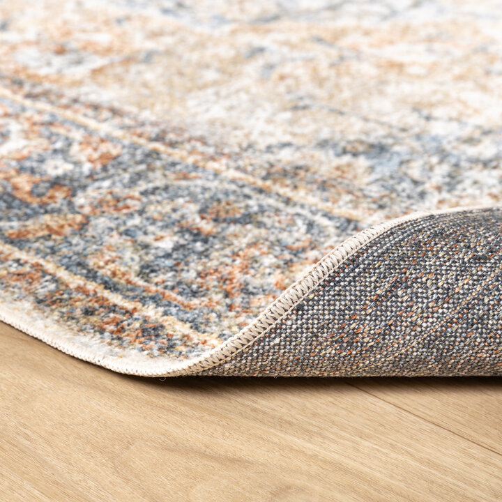 Waschbarer Teppich - Nova Medaillon Bunt - 5