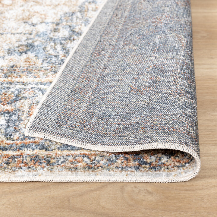 Waschbarer Teppich - Nova Medaillon Bunt - 6