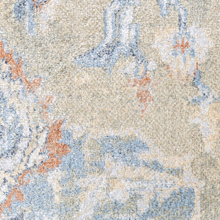 Waschbarer Teppich - Nova Medaillon Grün - 7
