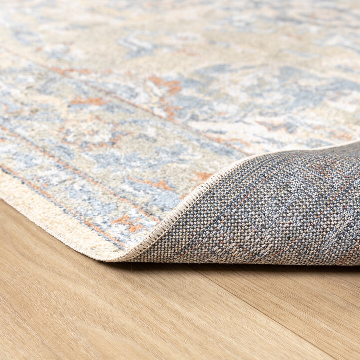 Waschbarer Teppich - Nova Medaillon Grün - 5