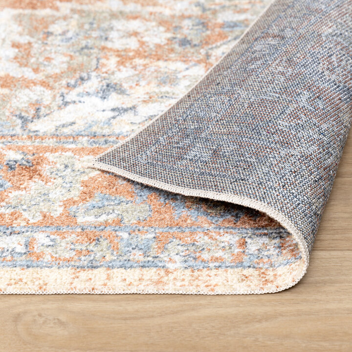 Waschbarer Teppich - Nova Medaillon Terra - 7