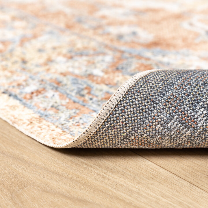 Waschbarer Teppich - Nova Medaillon Terra - 6