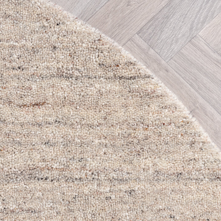 Berberteppich Rund - Aicha Taupe - 4
