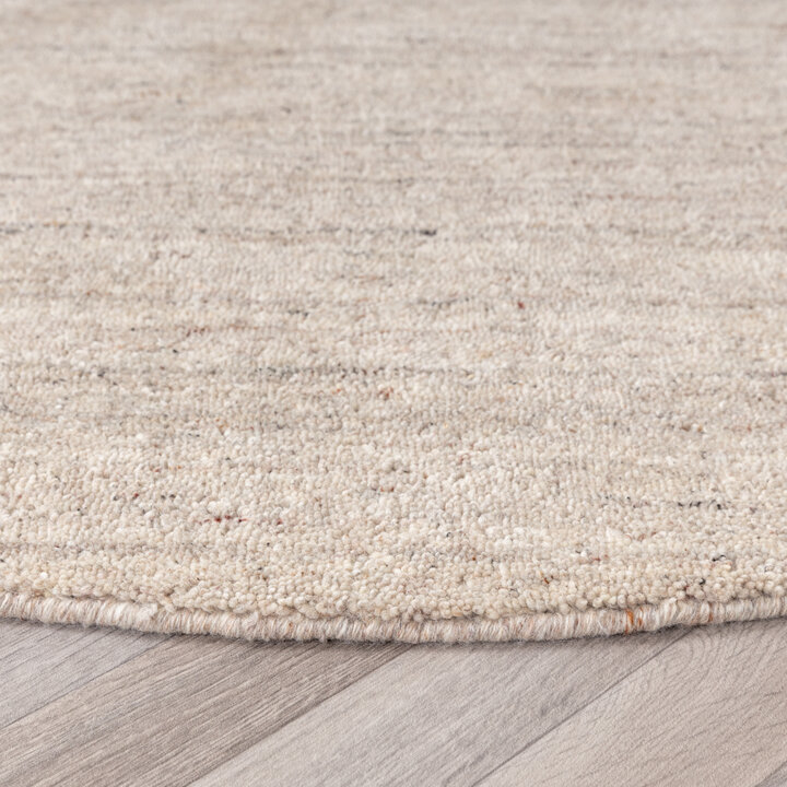 Berberteppich Rund - Aicha Taupe - 3