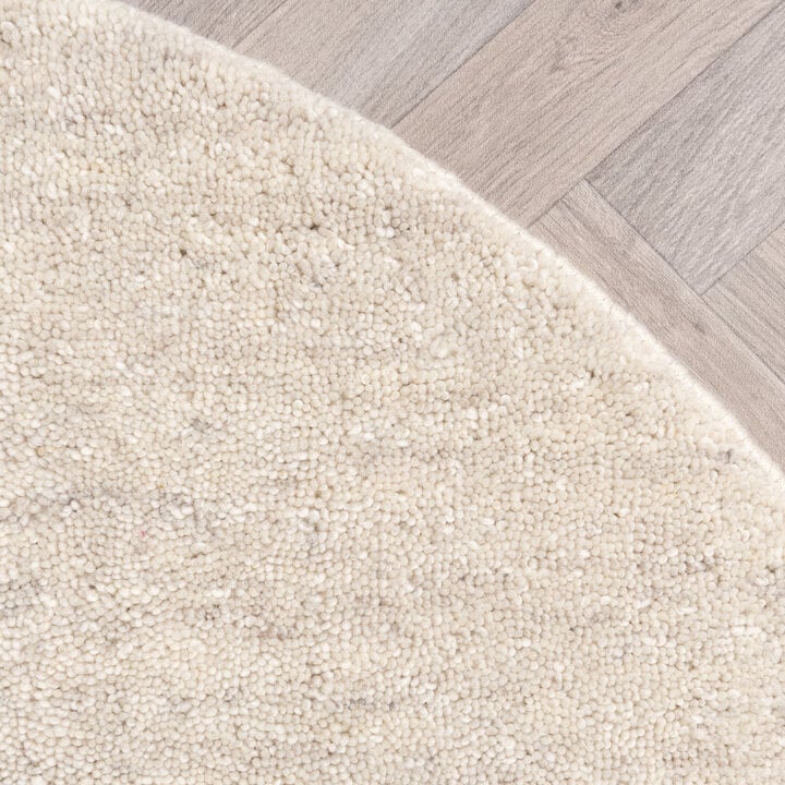 Berberteppich Rund - Aicha Beige - 4