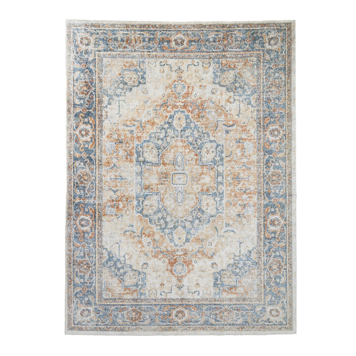 Waschbarer Teppich - Nova Medaillon Bunt - 1