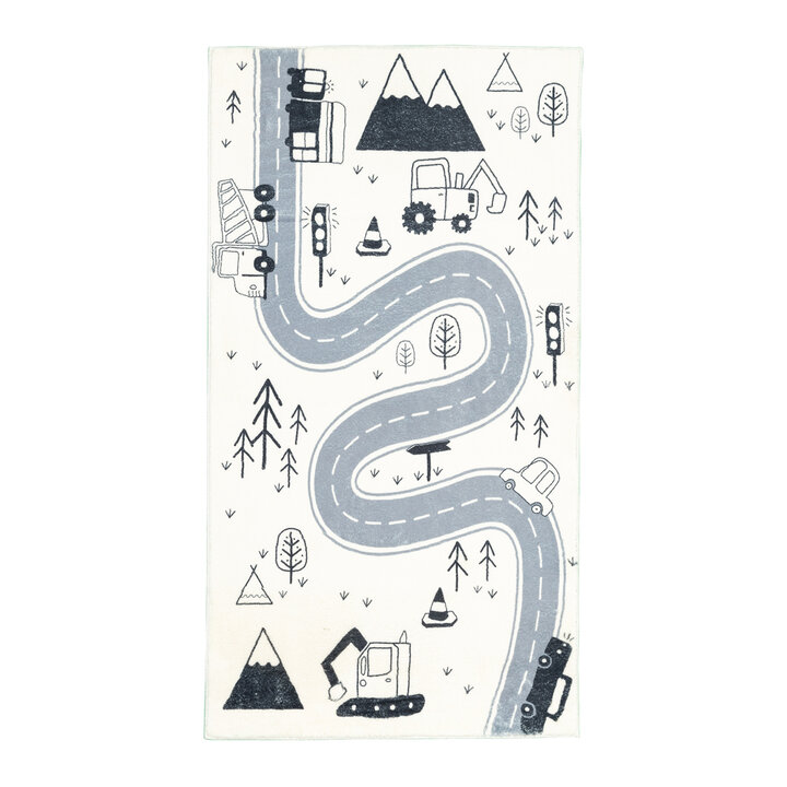 Spielteppich Auto - Dex Road Schwarz - 1