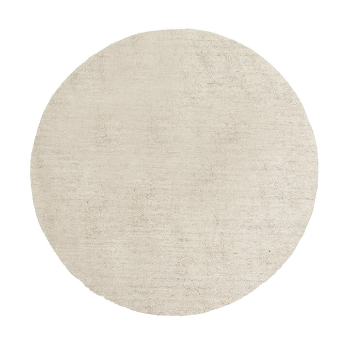 Berberteppich Rund - Aicha Beige - 1