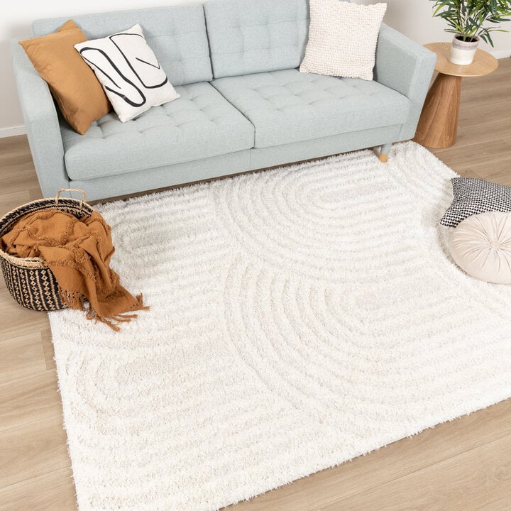 Teppich Skandinavisch - Lova Arches Creme 