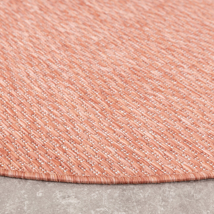 In- & Outdoor Teppich Rund - Costa Terracotta - 5