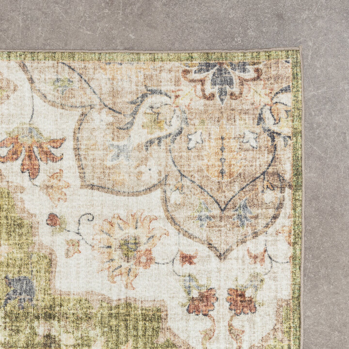 Vintage Gartenteppich - Santo Mandala Grün - 4