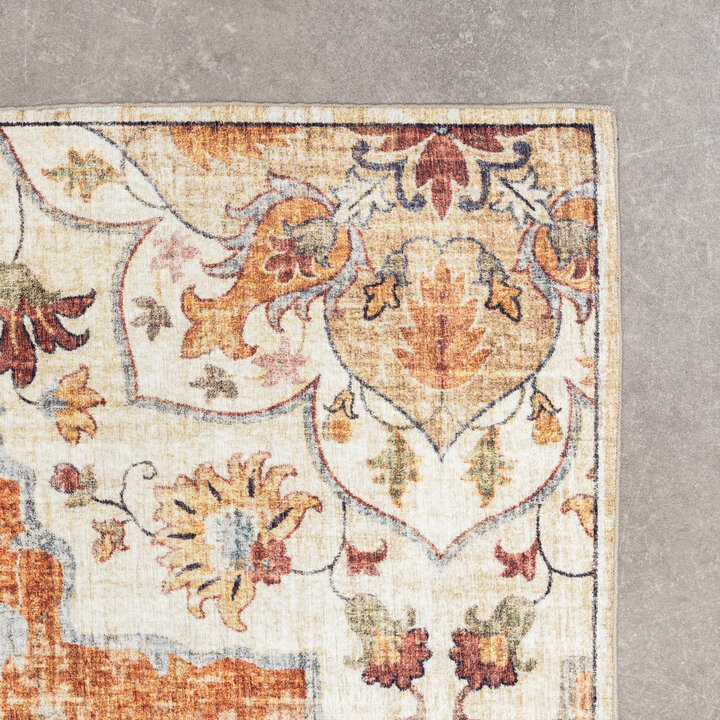 Vintage Gartenteppich - Santo Mandala Terrakotta - 4