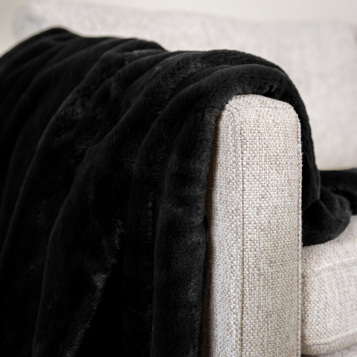 Waschbare Kuscheldecke - Otis Schwarz - 1