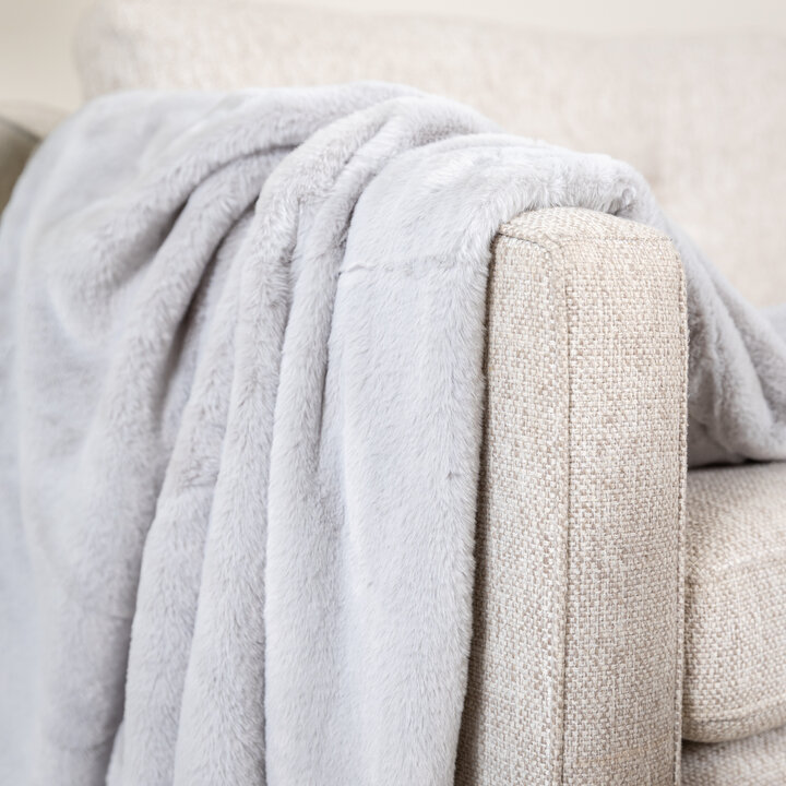 Waschbare Kuscheldecke - Otis Hellgrau - 1