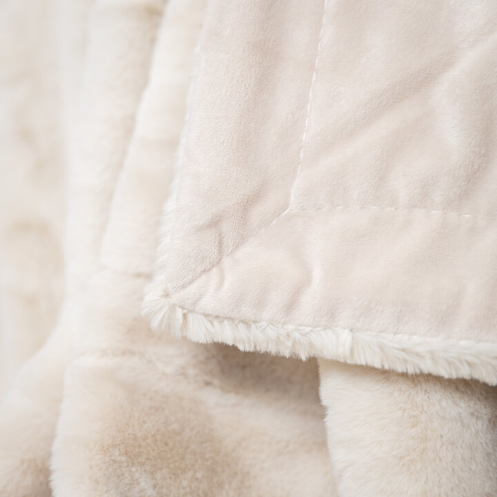 Waschbare Kuscheldecke - Otis Creme - 2