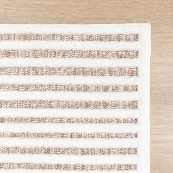 Teppich Modern - Nori Curves Weiß Taupe - 3