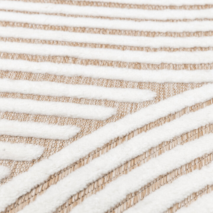 Teppich Modern - Nori Curves Weiß Taupe - 5