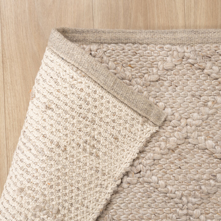 Wollteppich - Knit Beige - 7