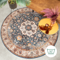 Teppich Vintage Rund - Imagine Medaillon Bunt 