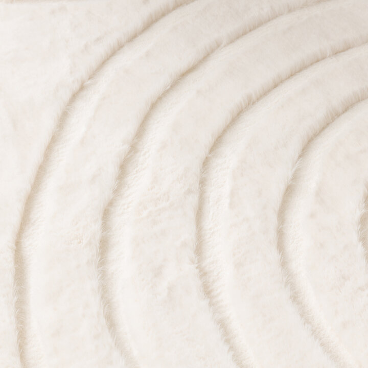 Hochflor Teppich - Carvy Arches Creme - 5