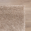 Waschbarer Hochflor Teppich - Tidy Taupe