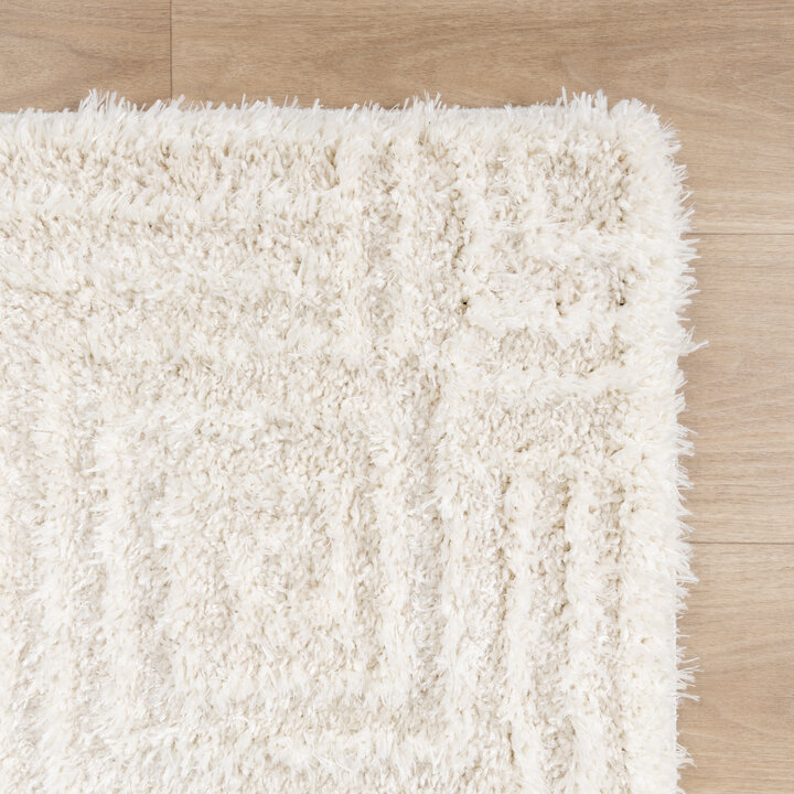 Skandinavischer Teppich - Lova Maze Creme - 5