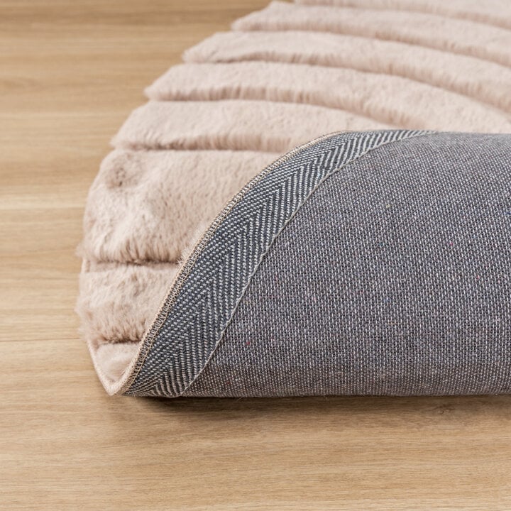 Hochflor Teppich Rund - Carvy Arches Taupe - 5