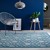 In- & Outdoor Teppich - Piatto Oro Blau