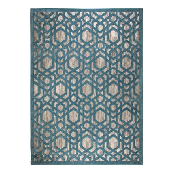 In- & Outdoor Teppich - Piatto Oro Blau - 2