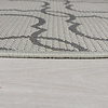 In- & Outdoor Teppich Rund - Floreno Milan Grau Anthrazit