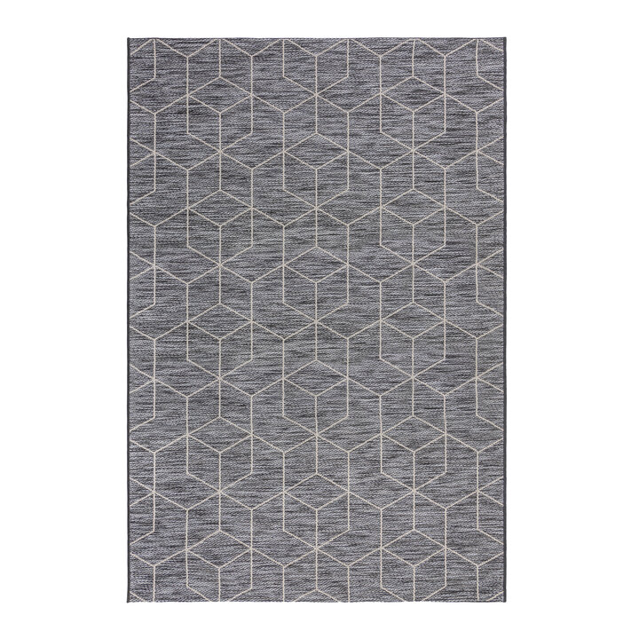 In- & Outdoor Teppich - Liparo Napoli Schwarz - 1