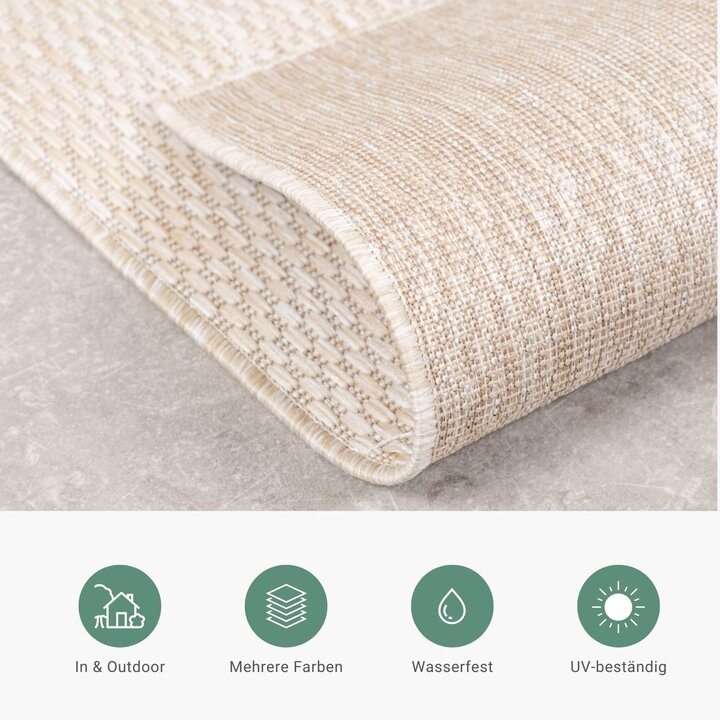 In- & Outdoor Teppich - Costa Beige - 3