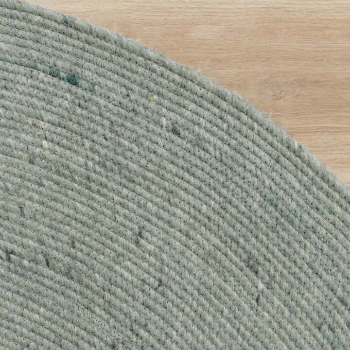 Wollteppich Rund - Wise Grün 411 - 5