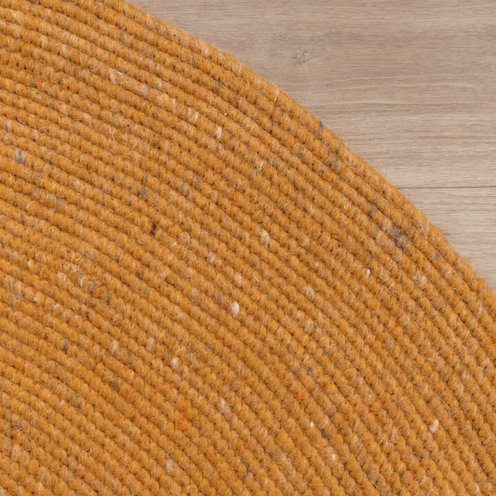 Wollteppich Rund - Wise Gelb Orange 378 - 3
