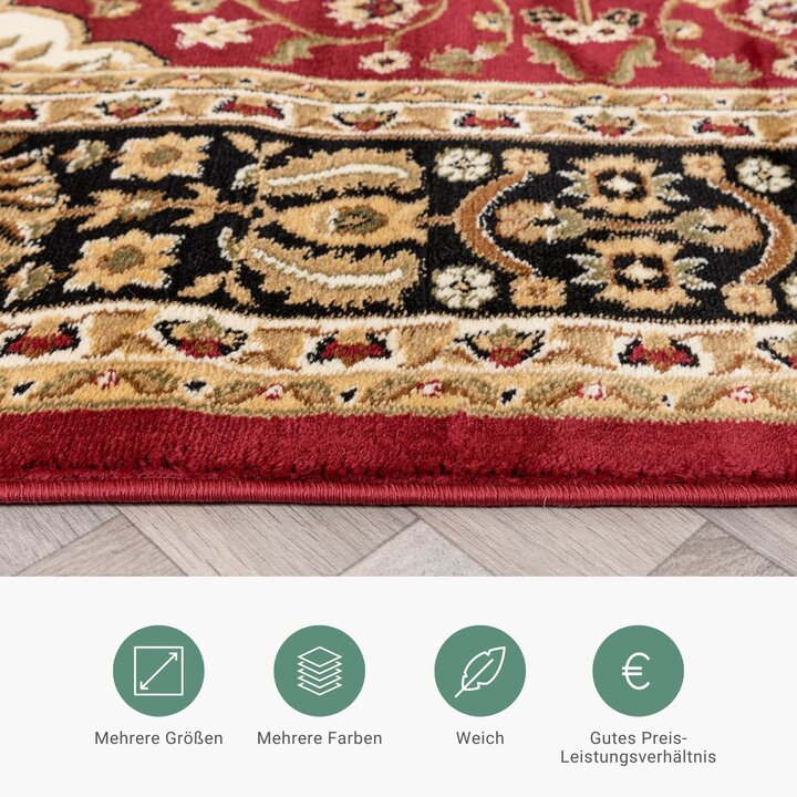 Perserteppich - Rezah Medaillon Rot - 3