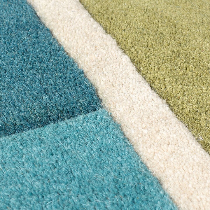 Moderner Läufer - Illo Piano Grün Bunt - 1