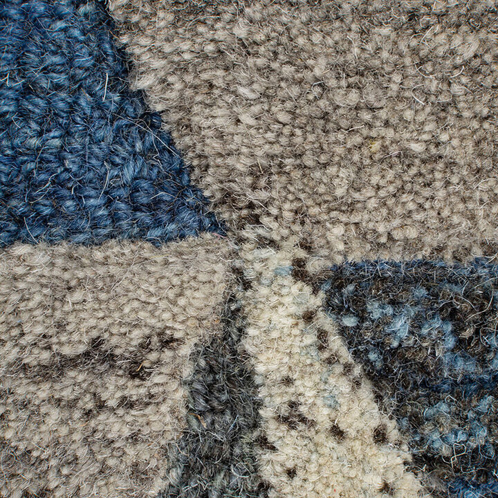 Kelim Läufer - Mado Asher Grau Blau - 2