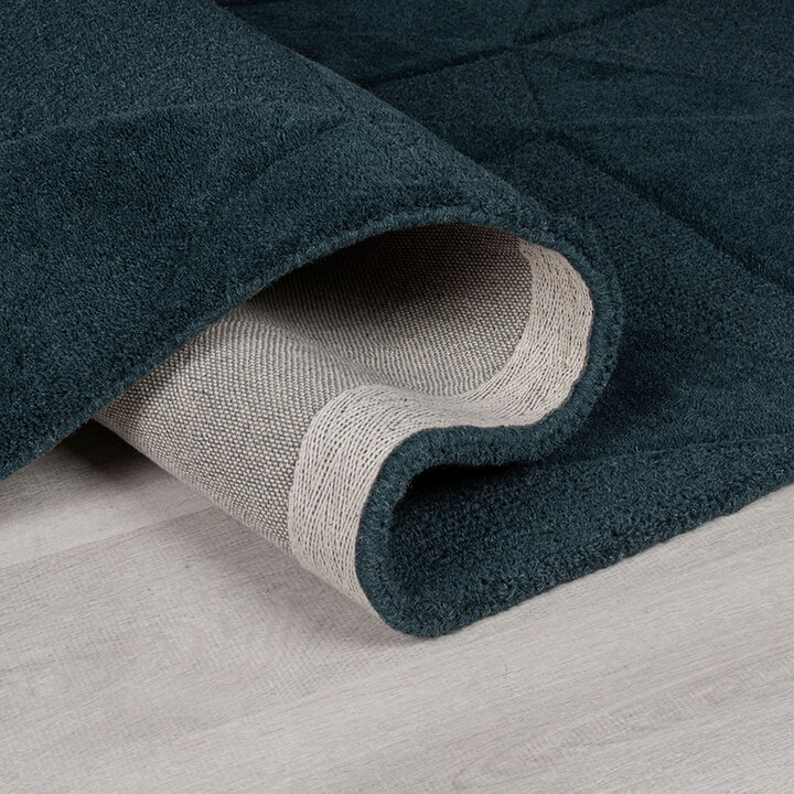 Moderner Teppich - Mozo Shard Petrol Blau - 4